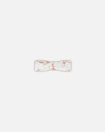 Organic Cotton Headband Heather Beige With Printed Cat - F30AHB_078