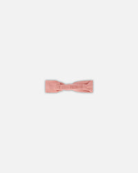 Organic Cotton Pointelle Knit Headband Old Rose - F30AHB_681