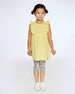 Organic Cotton Tunic And Capri Set Popcorn Yellow - F30E10_222