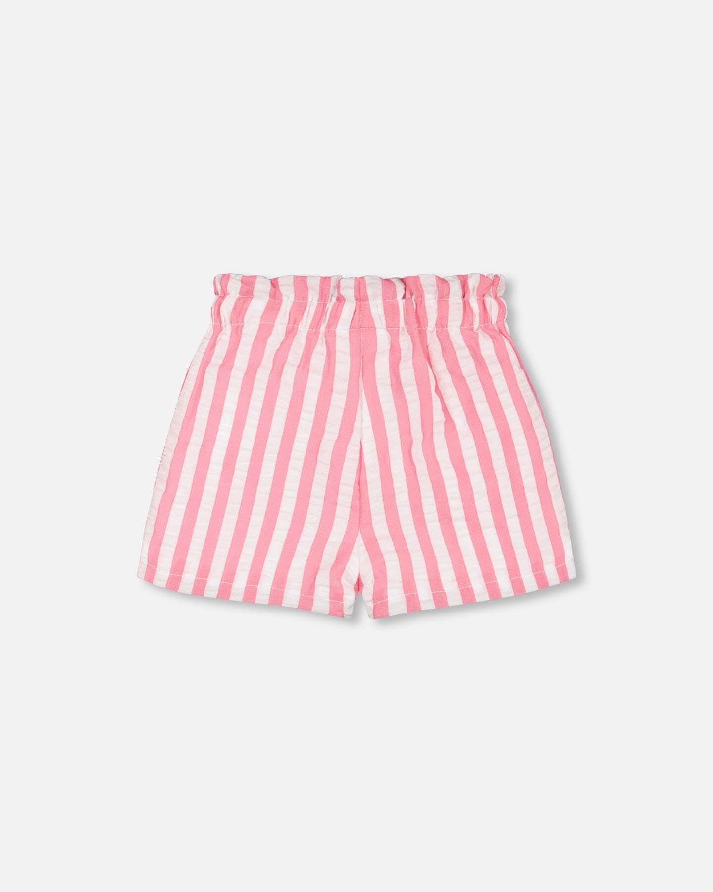 Striped Seersucker Short Bubble Gum Pink - F30E26_697