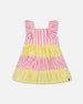 Striped Seersucker Dress Bubble Gum Pink - F30E87_697