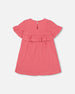 Muslin Dress With Frill Cherry - F30F88_537