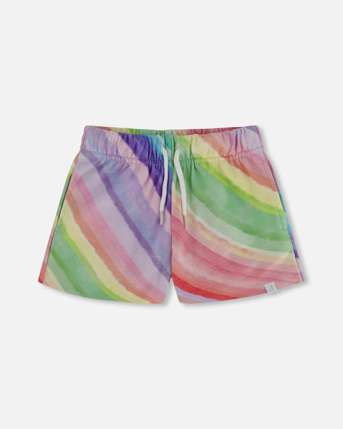 French Terry Short Rainbow Stripe - F30G28_088