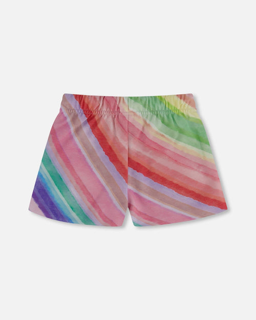 French Terry Short Rainbow Stripe - F30G28_088