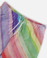 French Terry Short Rainbow Stripe - F30G28_088