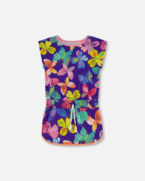 Tunic Printed Colorful Butterflies - F30G76_087