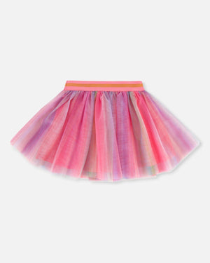 Tulle Skirt Rainbow Stripe - F30G80_088