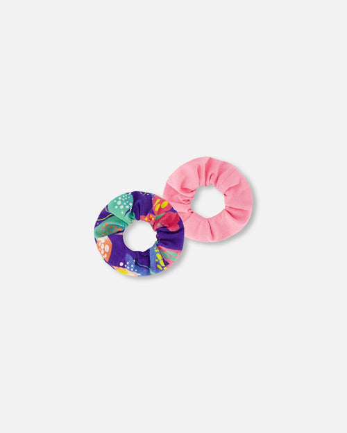 Scrunchies 2-Pack Printed Colorful Butterflies - F30GP_000