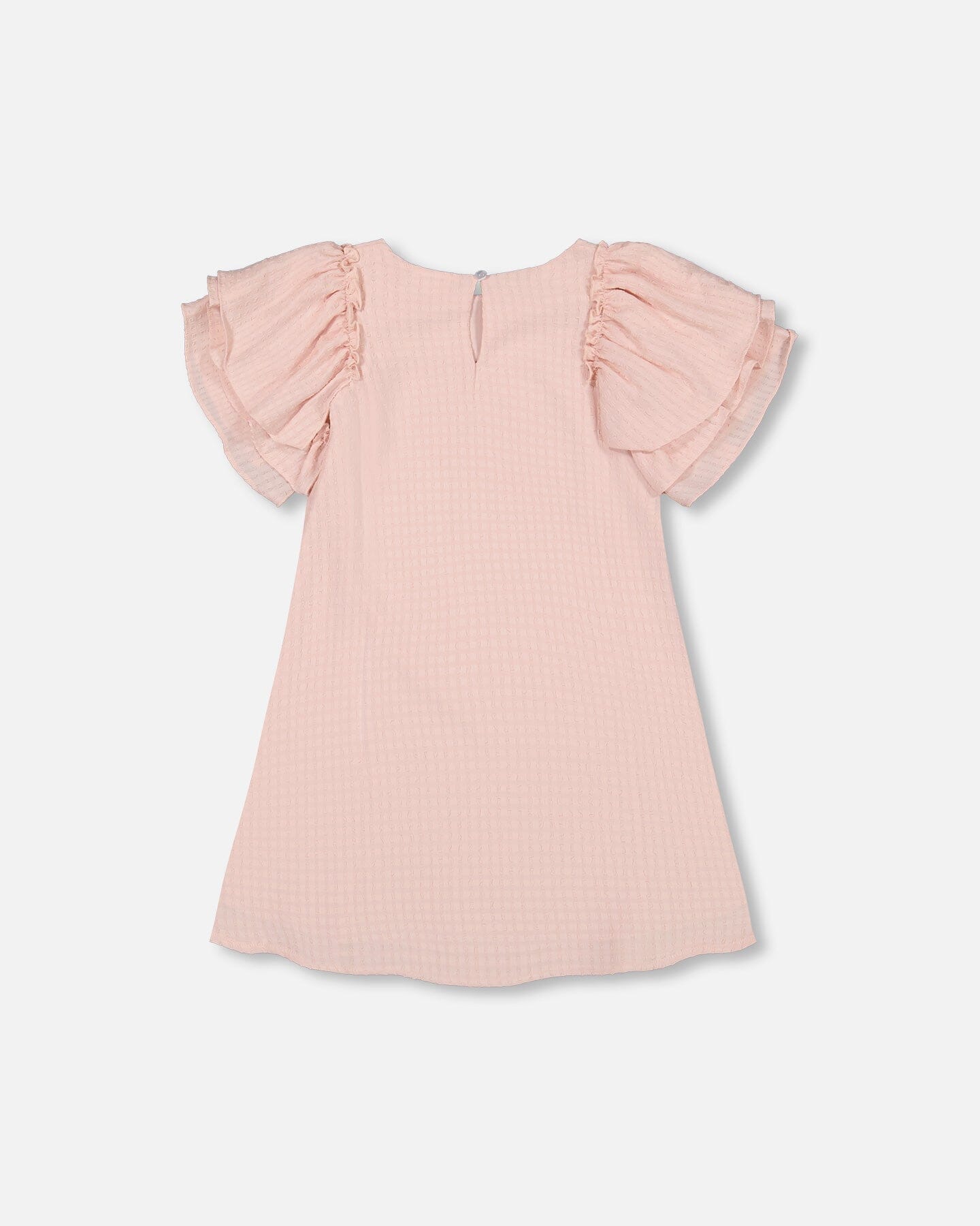 Seersucker Dress Blush Pink - F30H93_811