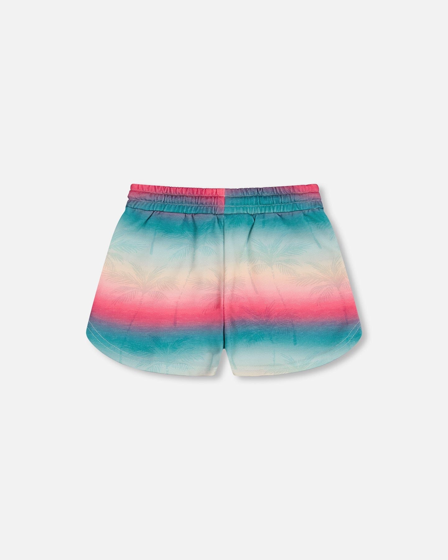 French Terry Short Printed Tie Dye Waves - F30J27_095