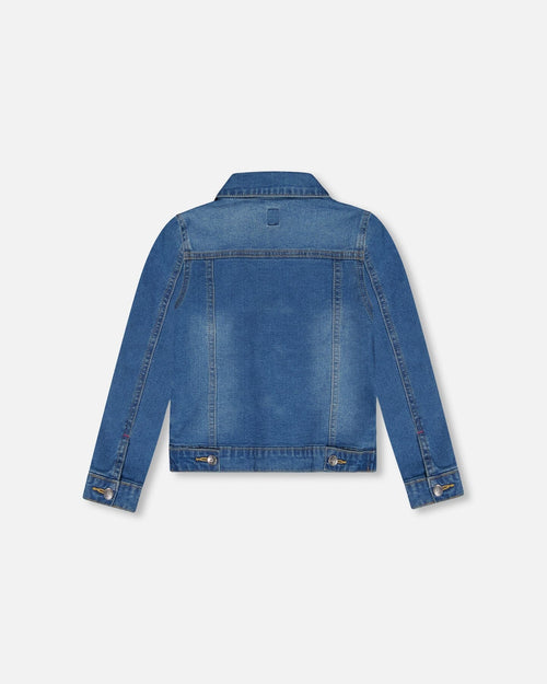 Jean Jacket With Funny Patches - F30L50_123