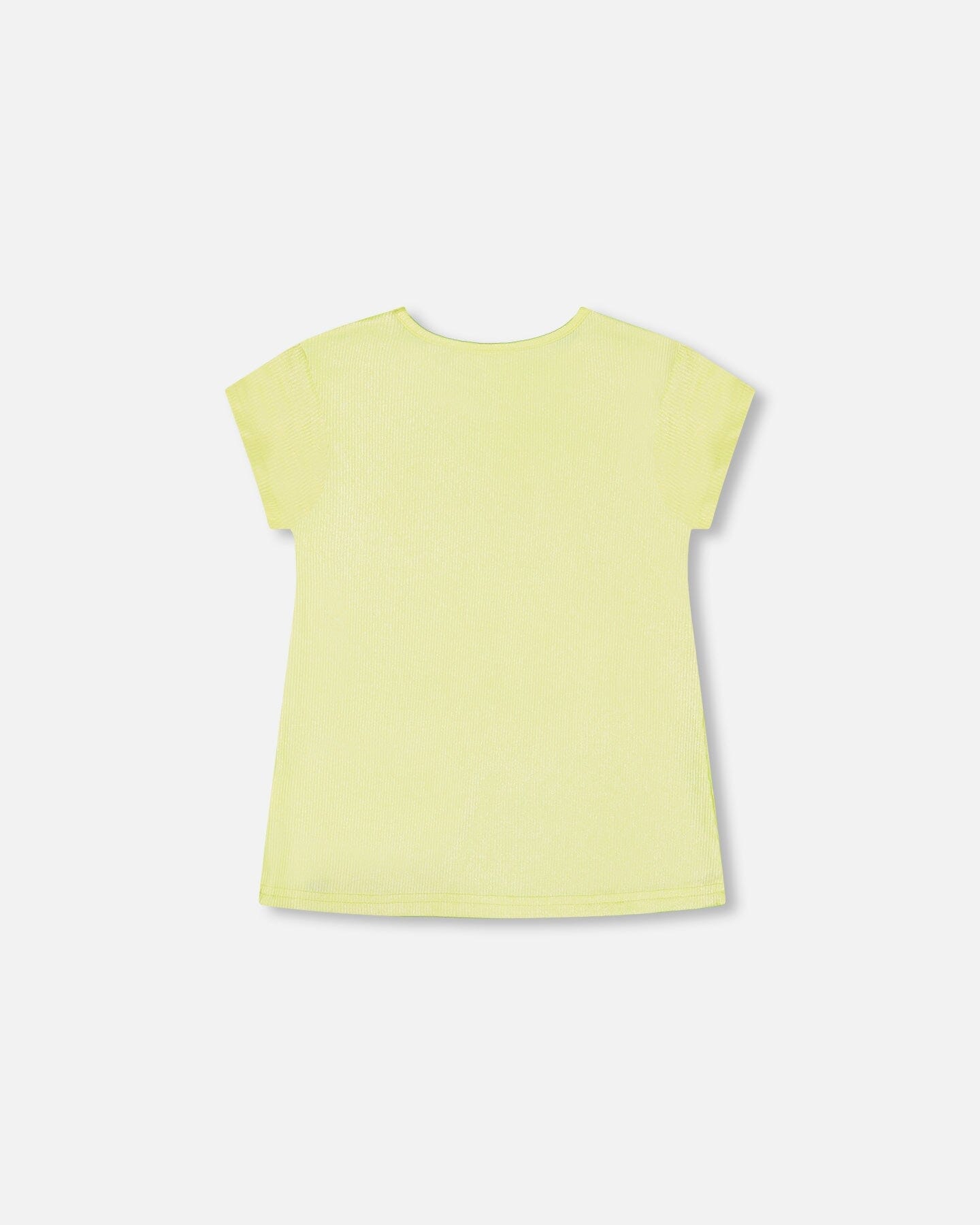 Bright Shiny Rib T-Shirt Lime - F30L72_304