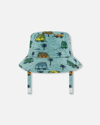 Beach Hat Printed Caravan - F30NBC_054