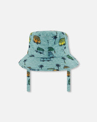 Beach Hat Printed Caravan - F30NBC_054