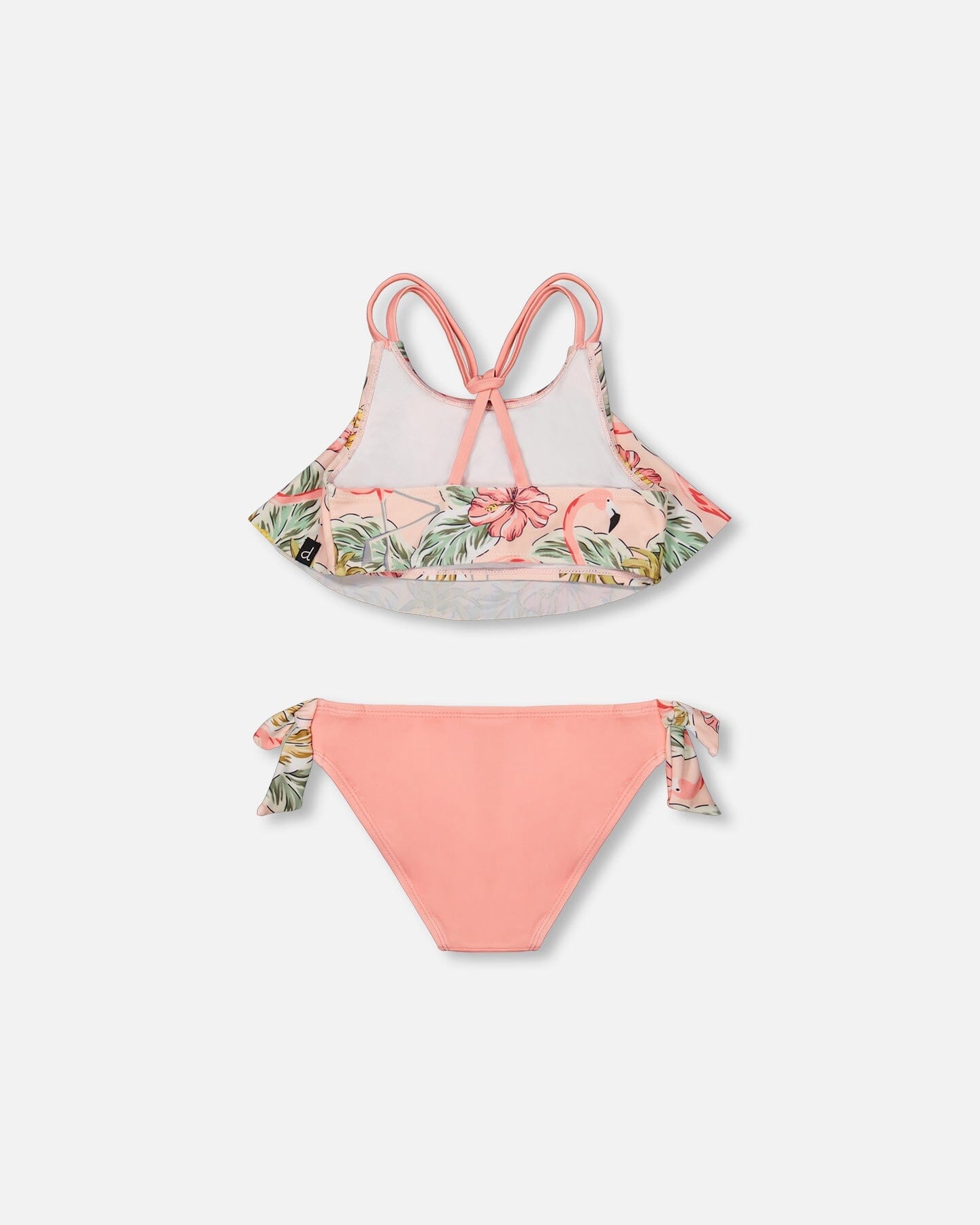 Two Piece Swimsuit Printed Flamingo - F30NG80_068