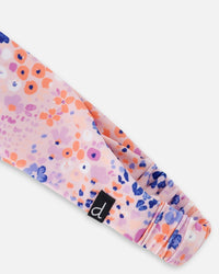 Swimwear Headband Lavender Printed Fields Flowers - F30NGHB_043