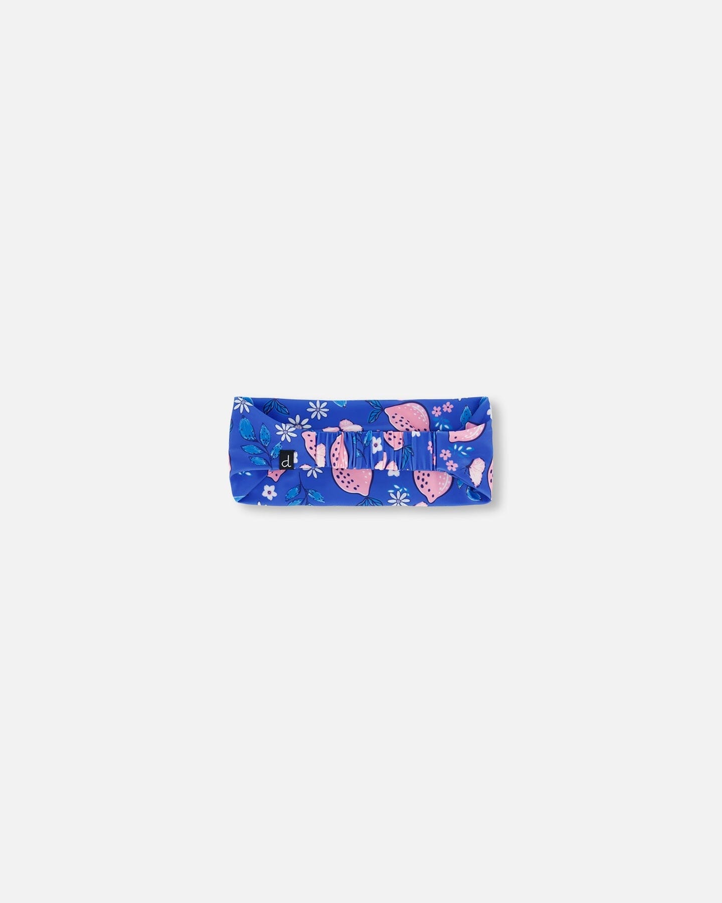Swimwear Headband Royal Blue Printed Pink Lemon - F30NGHB_057