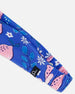 Swimwear Headband Royal Blue Printed Pink Lemon - F30NGHB_057