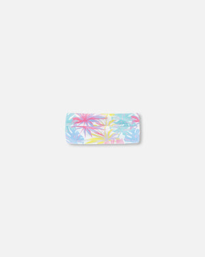 Swimwear Headband Palm Leaf Pastel Print - F30NGHB_070