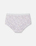 Organic Cotton Boyshort Pantie Lilac Printed Little Flowers - F30PG60_066