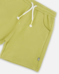 French Terry Short Lime - F30S26_249