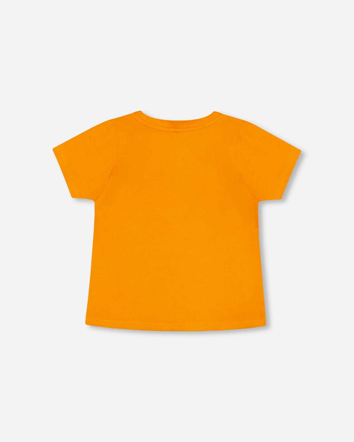 Organic Cotton T-Shirt With Print Orange - F30T70_271