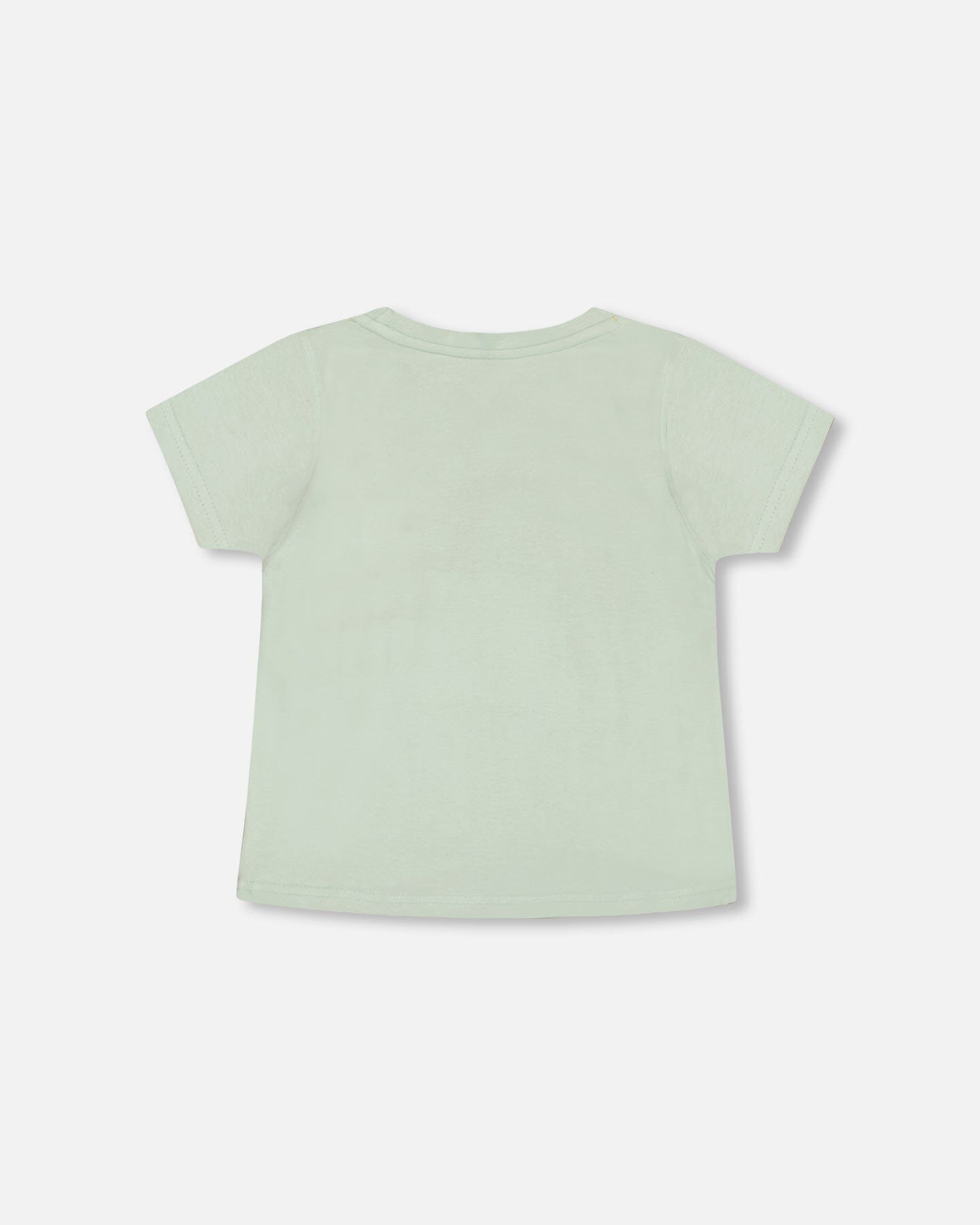 Organic Cotton T-Shirt With Print Mint - F30T70_582