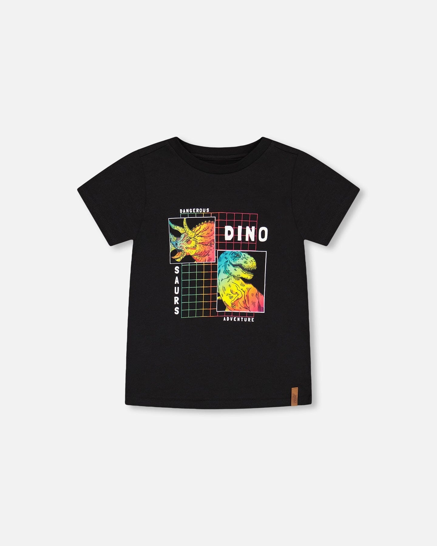 T-Shirt Black Dinosaur Print - F30U75_999