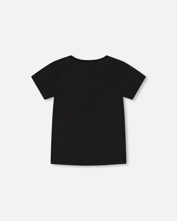 T-Shirt Black Dinosaur Print - F30U75_999