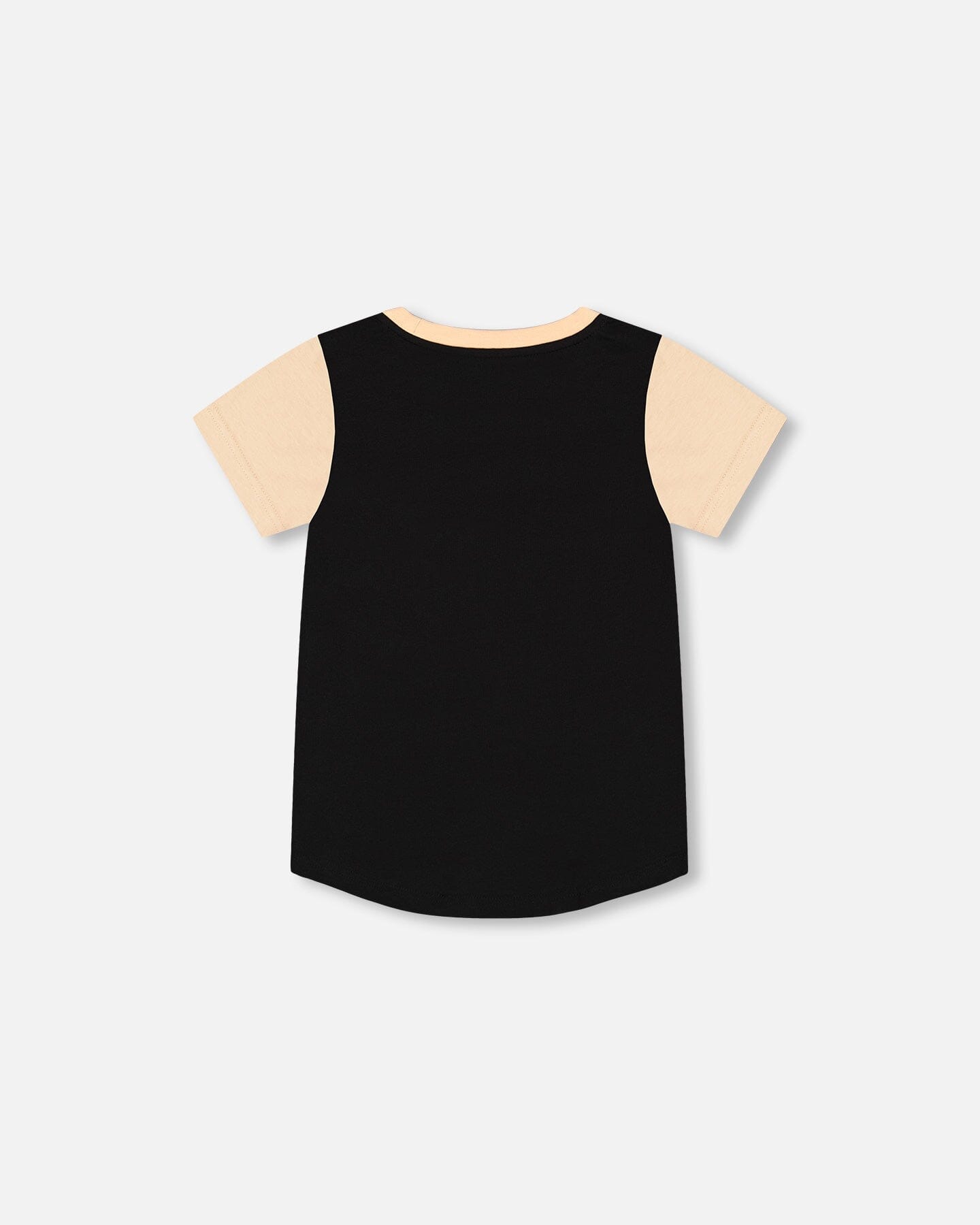 Colorblock T-Shirt Beige - F30U78_137