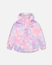 Packable Windbreaker Printed Foil Pastel - F30W48_001