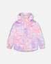 Packable Windbreaker Printed Foil Pastel - F30W48_001