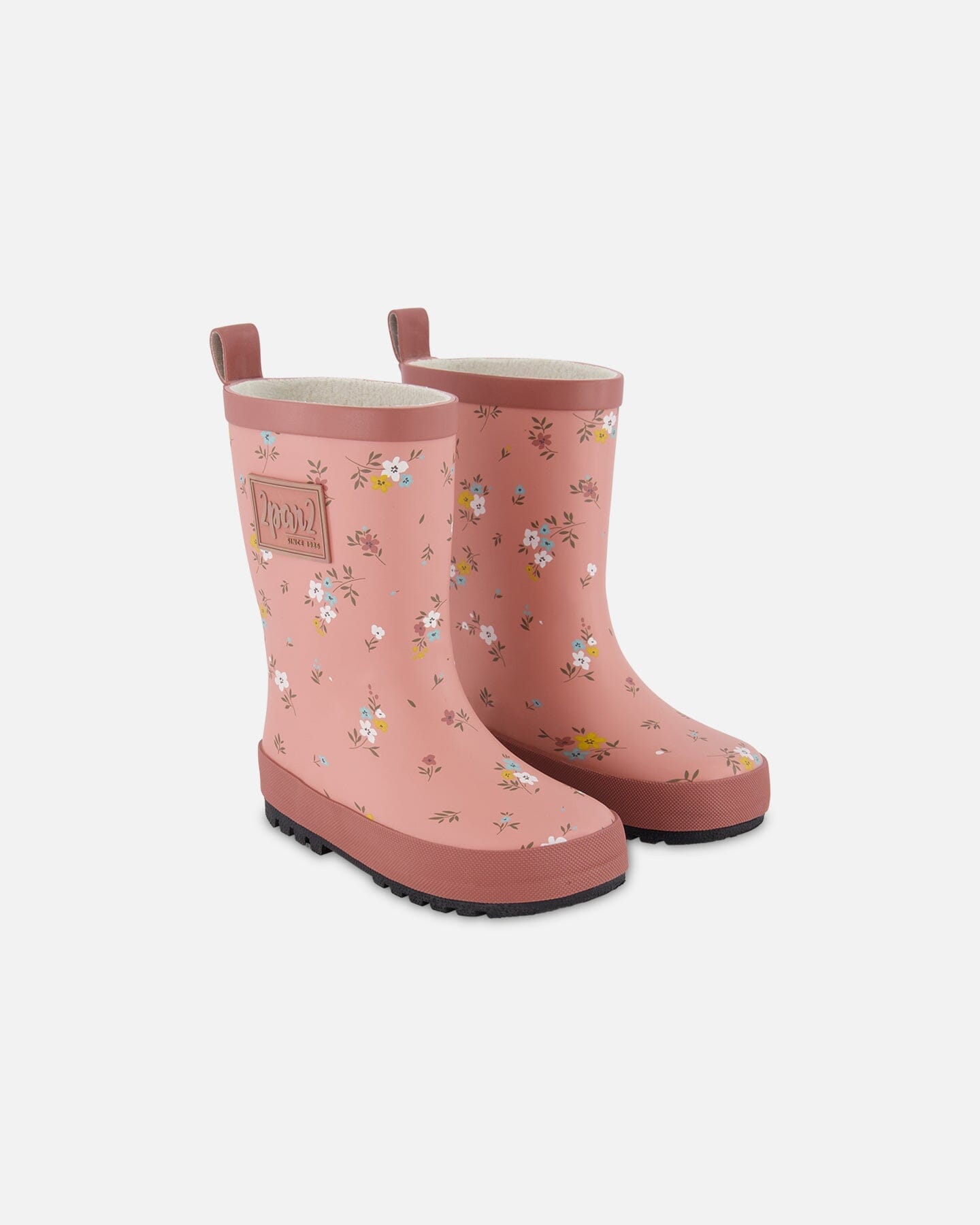 Rain Boots Pink Little Flowers Print - F30WB10_011
