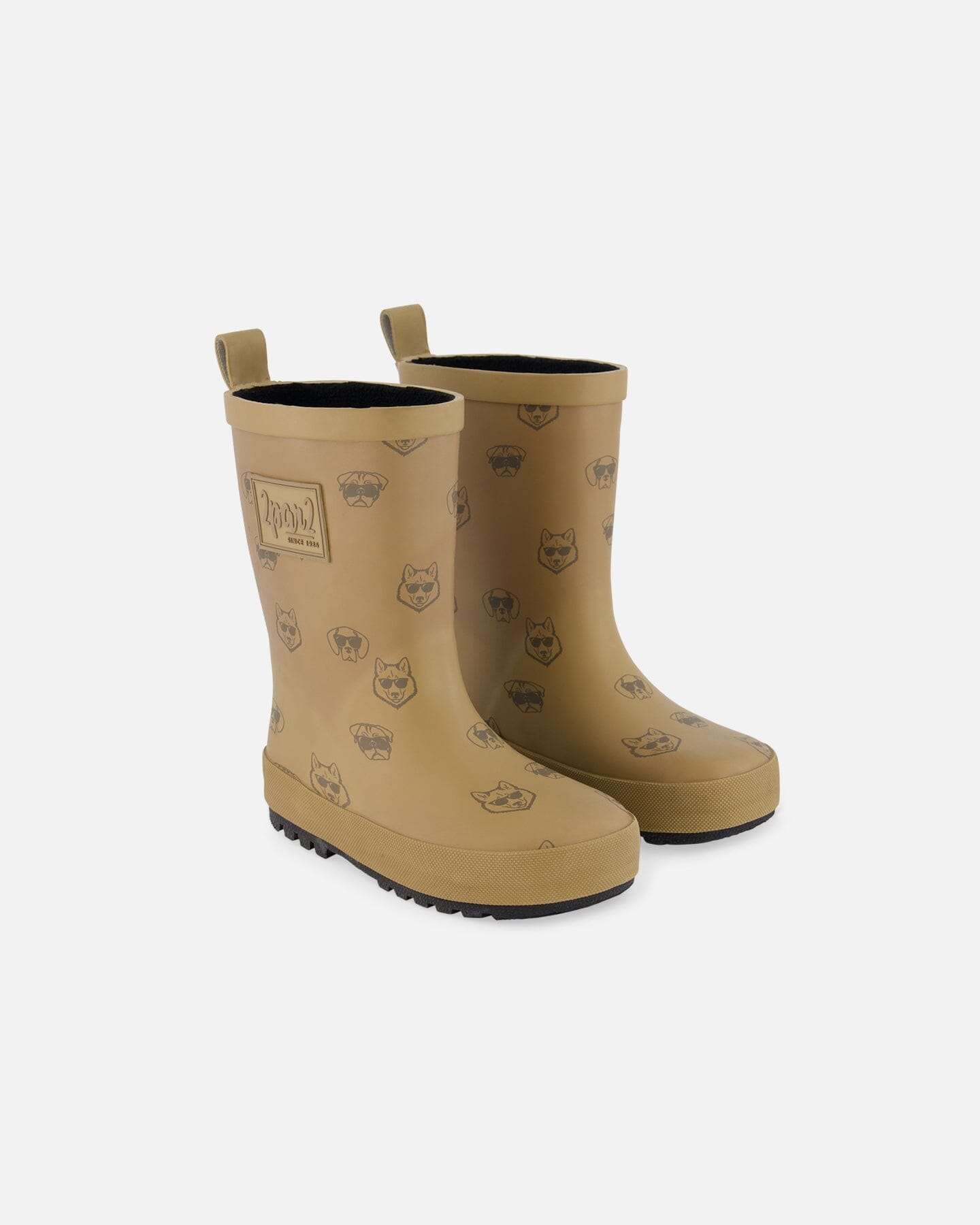Rain Boots Printed Dogs Beige - F30WB10_019