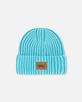 Solid Knit Hat Turquoise