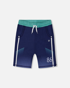 Athletic Shorts Blue - F30XB25_466