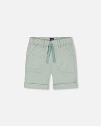 Stretch Twill Short Sage Green - F30YB27_340