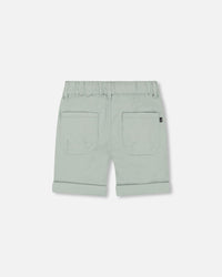 Stretch Twill Short Sage Green - F30YB27_340