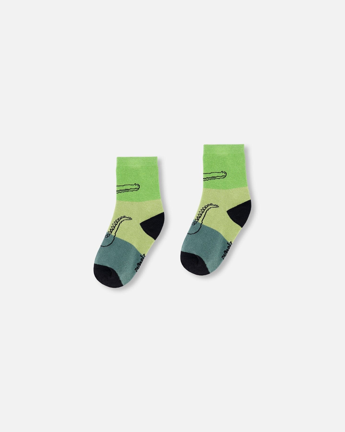 Jacquard Socks Multi Green - F30YBS_999