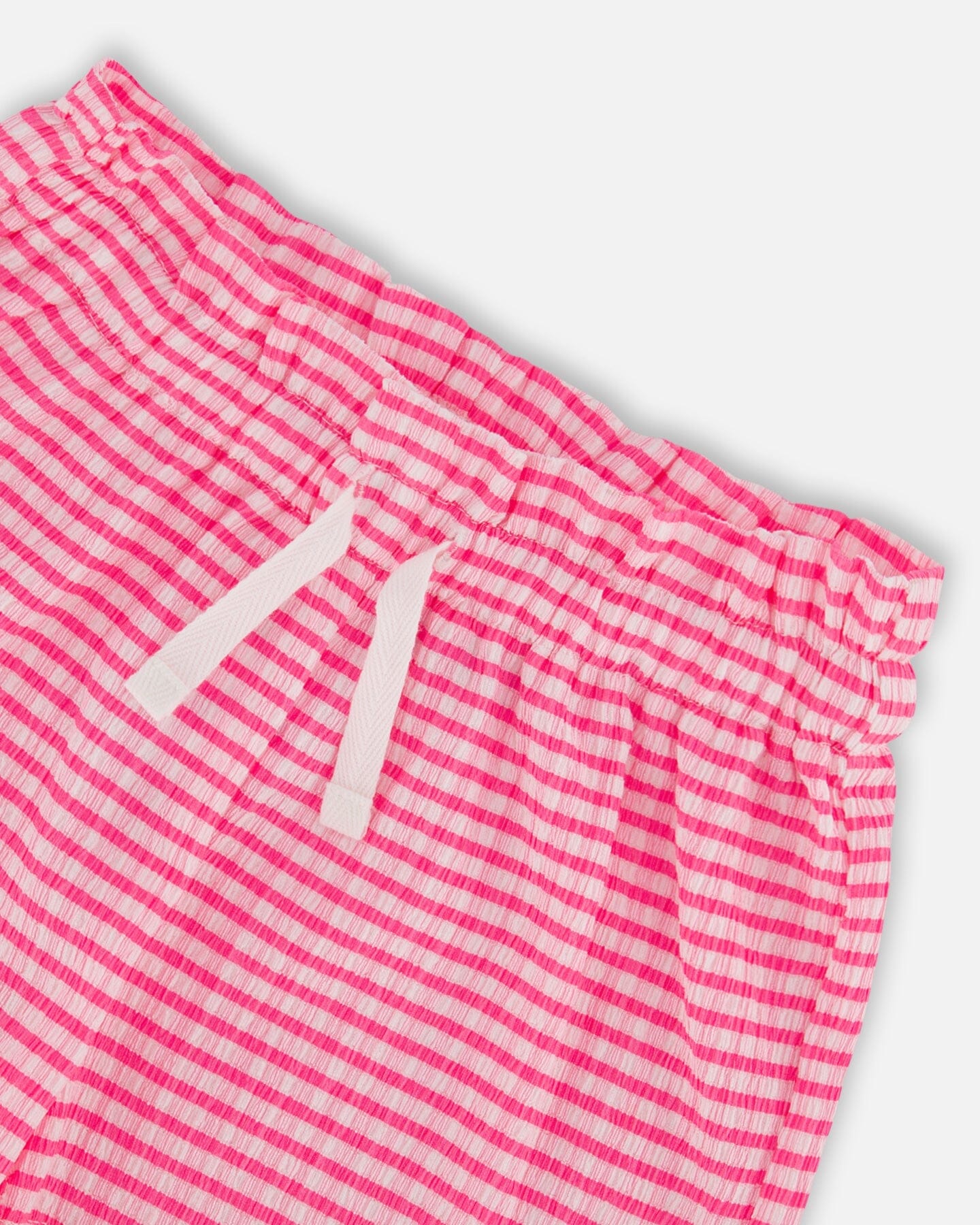 Crinkle Jersey Short Vichy Pink - F30YG28_032