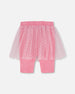 Biker Short With Mesh Skirt Hot Pink - F30YG80_680