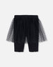 Biker Short With Mesh Skirt Black - F30YG80_999