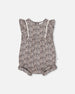 Romper With Printed Small White Flowers One-Piece & Baby Rompers Deux par Deux 