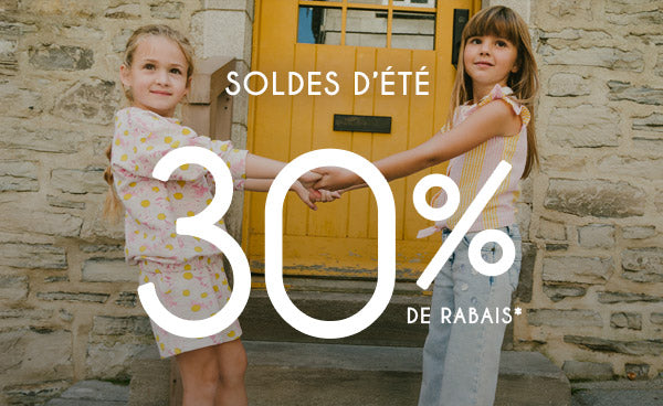 Soldes d'été ⭐️ -30 % sur la collection printemps-été 2026