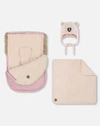 Baby Bunting Bag Pink Designed For Car Seat - G10A401_003