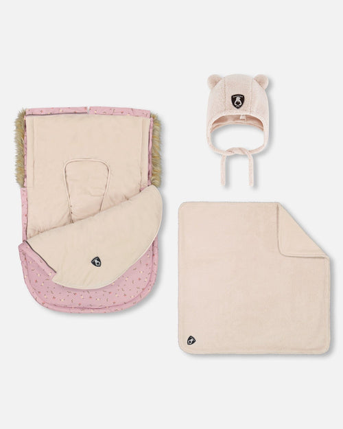 Baby Bunting Bag Pink Designed For Car Seat - G10A401_003