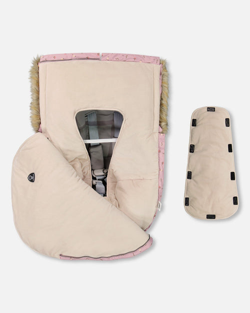 Baby Bunting Bag Pink Designed For Car Seat - G10A401_003