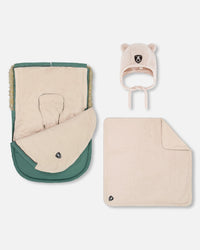 Baby Bunting Bag Silver Pine Designed For Car Seat - G10A401_475