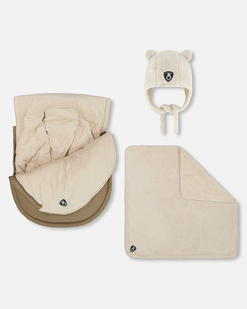 Baby Bunting Bag Coffee Designed For Car Seat Snowsuits Deux par Deux 