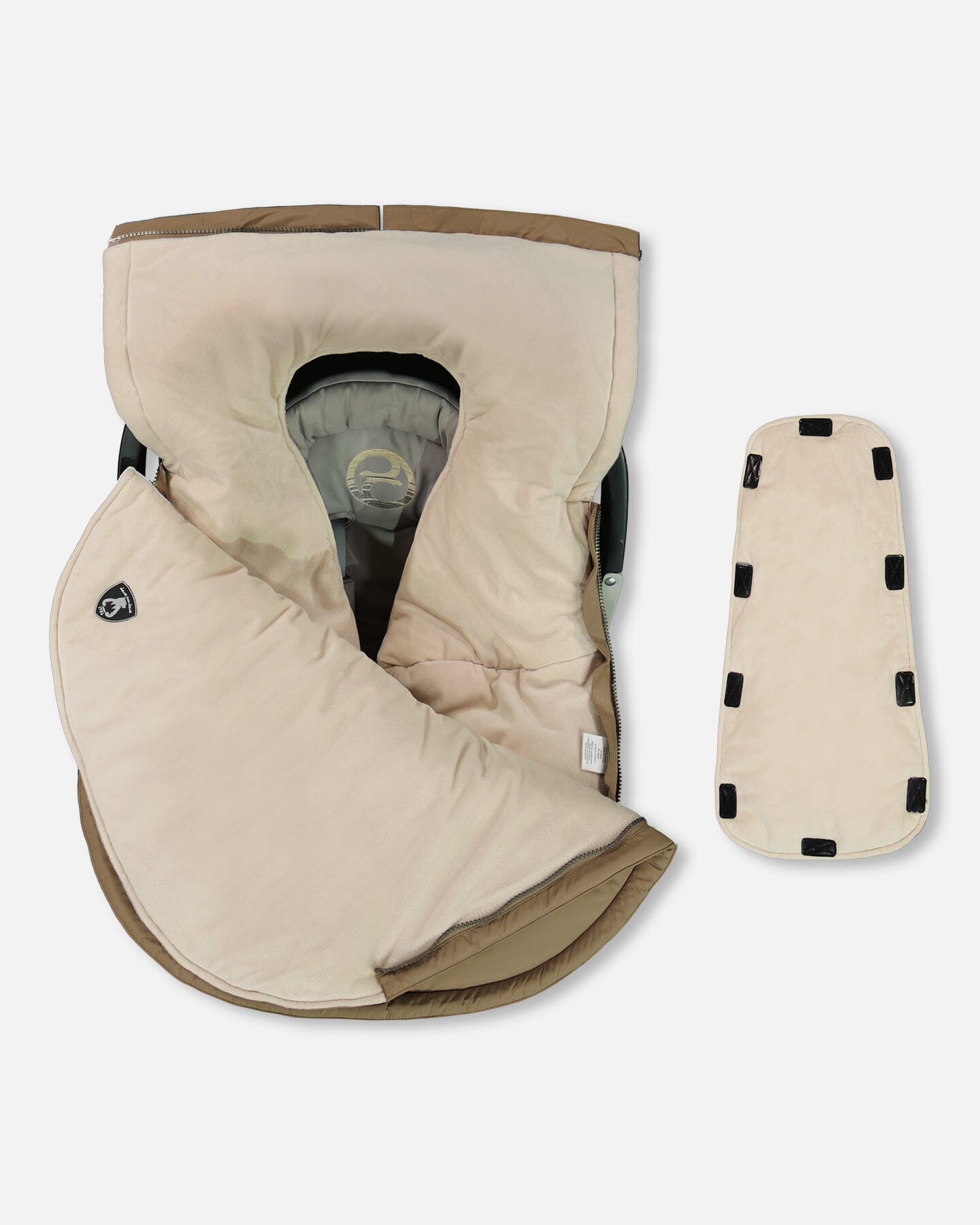 Baby Bunting Bag Coffee Designed For Car Seat Snowsuits Deux par Deux 